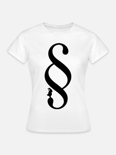 Hasen Gesetze Jura Recht - Frauen T-Shirt - Weiß