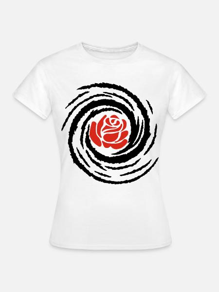 Galaktisches Pink (Schwarz) - Frauen T-Shirt - Weiß