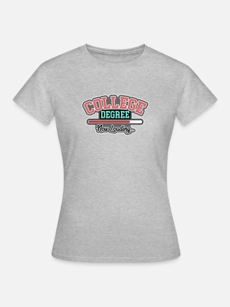 Universität Abschluss - Frauen T-Shirt - Grau meliert