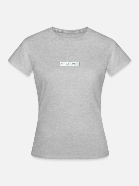 bin auf Lepschi - Frauen T-Shirt - Grau meliert