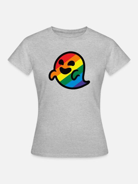 Stolz Regenbogengeist - Frauen T-Shirt - Grau meliert