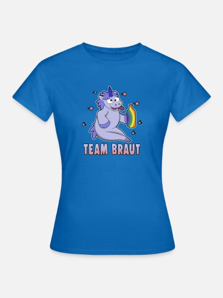 Team Braut - Frauen T-Shirt - Royalblau