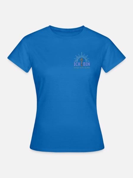 Ich bin Schöpfer blau - Frauen T-Shirt - Royalblau