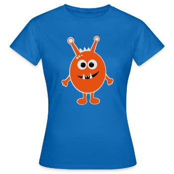 Monster - Frauen T-Shirt - Royalblau - Vorne - AI Model Female 172 dark (172cm)