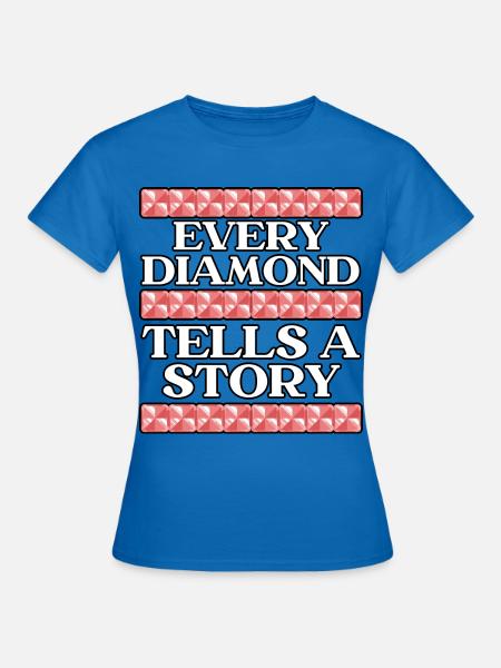 Diamantmalerei Handwerkszeug Diamantmaler - Frauen T-Shirt - Royalblau