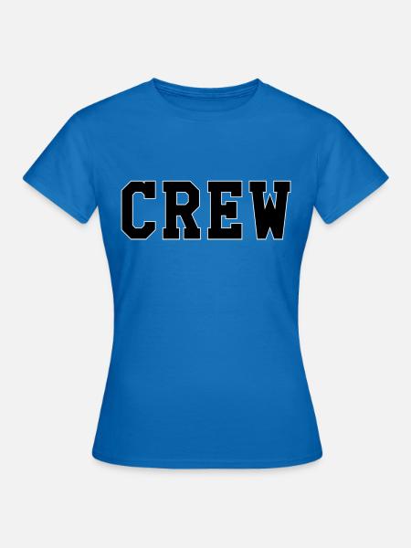 Crew - Frauen T-Shirt - Royalblau