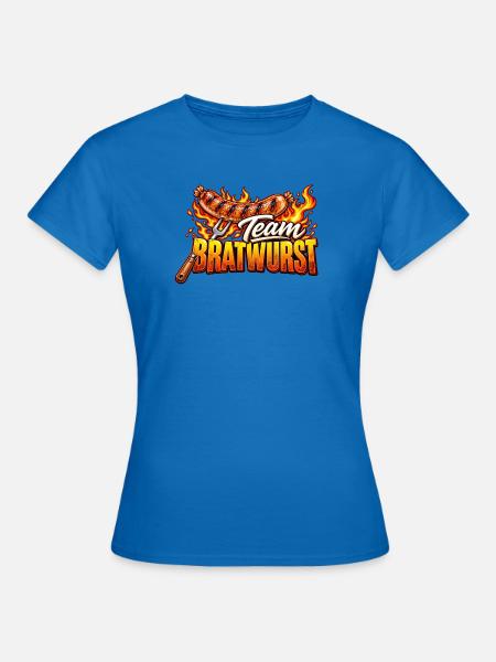 Team Bratwurst Grillhelden - Frauen T-Shirt - Royalblau