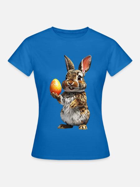 Hase - Frauen T-Shirt - Royalblau