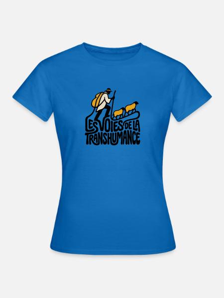 Die Wege der Transhumanz - Frauen T-Shirt - Royalblau