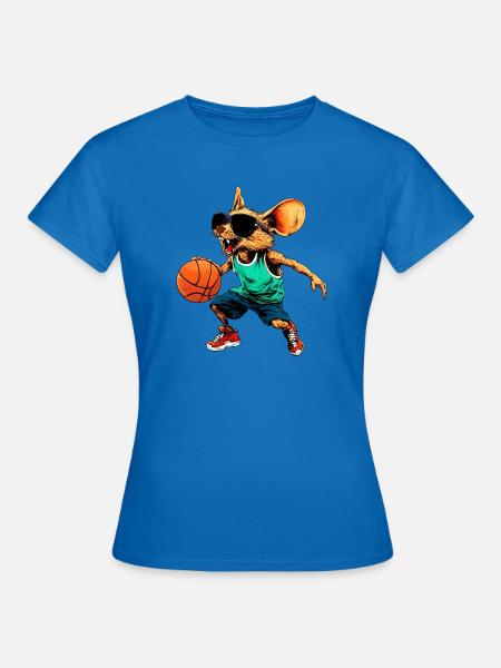 Basketball Maus - Frauen T-Shirt - Royalblau