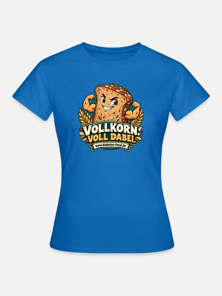 Vollkorn voll dabei - Frauen T-Shirt - Royalblau