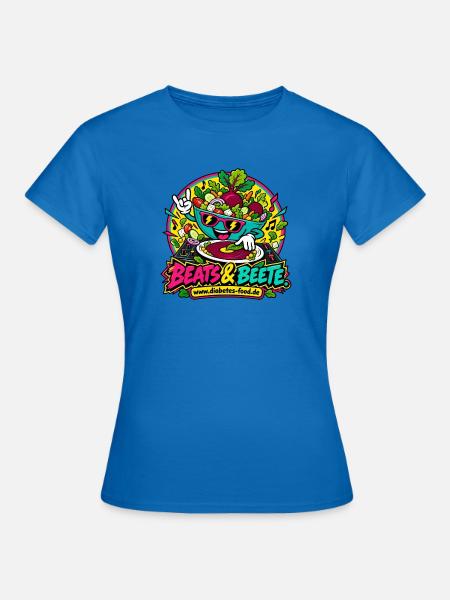 Beats & Beete: Gemüse-Rhythmus - Frauen T-Shirt - Royalblau