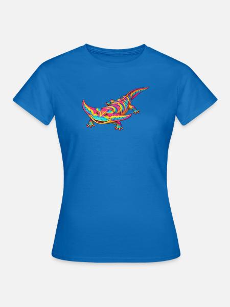 Regenbogen Diplocaulus Strahlen - Frauen T-Shirt - Royalblau