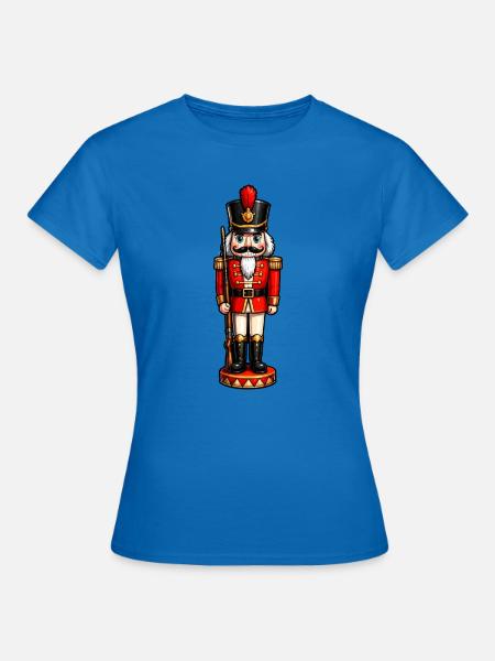 Traditioneller Nußknacker Soldat - Frauen T-Shirt - Royalblau