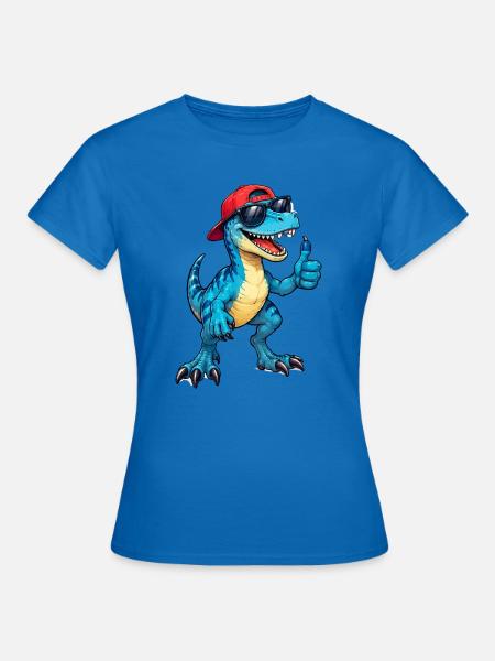 dino-like - Frauen T-Shirt - Royalblau
