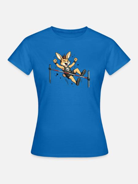 Bunny Punk Hochsprung-Athlet - Frauen T-Shirt - Royalblau