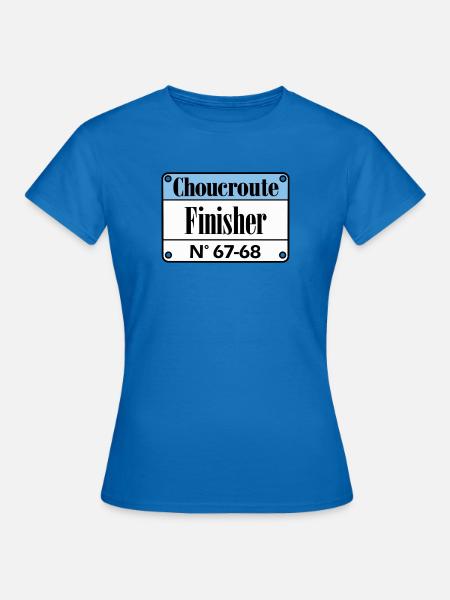 Sauerkraut Finisher Alsace - Frauen T-Shirt - Royalblau