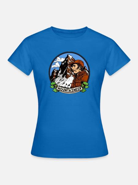 Bergsteiger Alpinisten - Frauen T-Shirt - Royalblau
