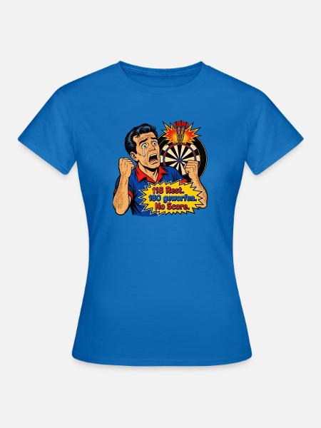 PopArt Dartboard Drama - Frauen T-Shirt - Royalblau