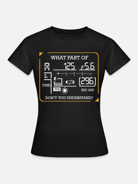 Fotograf - Frauen T-Shirt - Schwarz
