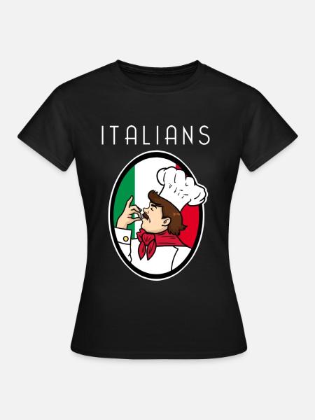 Herzlicher Italiener Bella Italia - Frauen T-Shirt - Schwarz