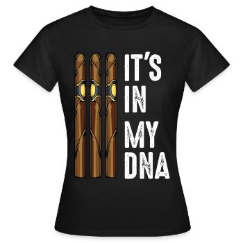 Zigarre - Frauen T-Shirt - Schwarz - Vorne - AI Model Female 172 dark (172cm)