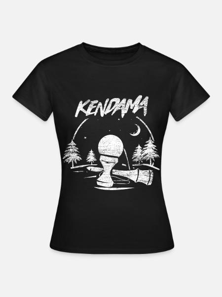 Geschicktes Kendama Turnierspiel - Frauen T-Shirt - Schwarz