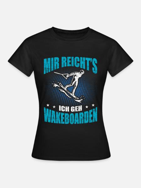 Wakeboarder - Frauen T-Shirt - Schwarz