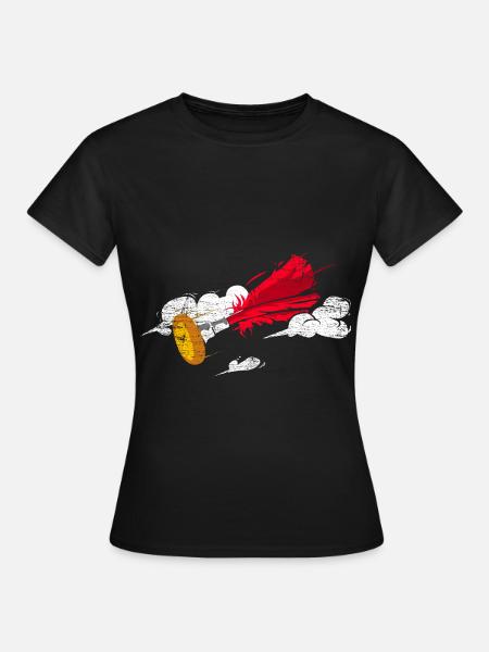 Flinker Indiaca Turnierspieler - Frauen T-Shirt - Schwarz
