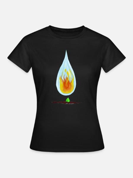 Elemente - Frauen T-Shirt - Schwarz
