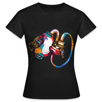 Gelassener Anästhesist Operationssaal - Frauen T-Shirt - Schwarz - Vorne - AI Model Female 172 dark (172cm)