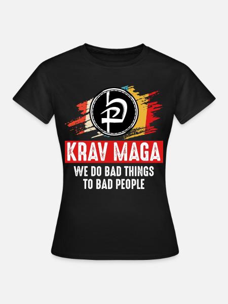 Krav Maga - Frauen T-Shirt - Schwarz