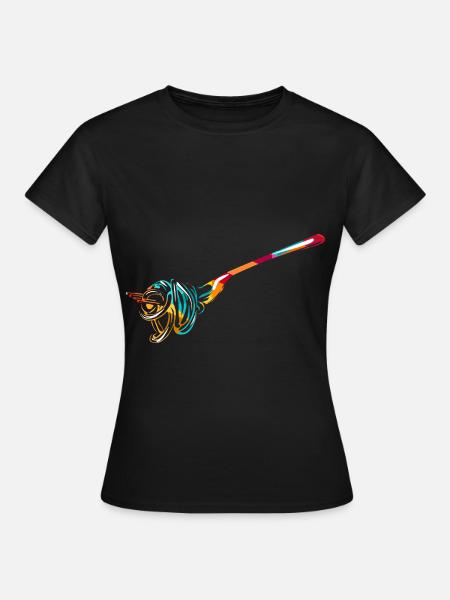 Herzhafter Spaghetti Kochabend - Frauen T-Shirt - Schwarz