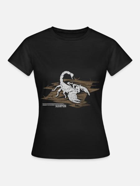 Gefährlicher Skorpion Wüstenjäger - Frauen T-Shirt - Schwarz