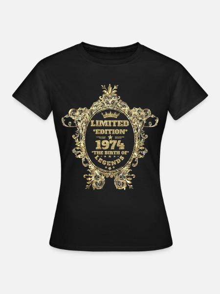 1974 - Frauen T-Shirt - Schwarz