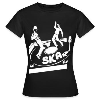 Funkensprühende Ska Bläsersektion - Frauen T-Shirt - Schwarz - Vorne - AI Model Female 172 dark (172cm)