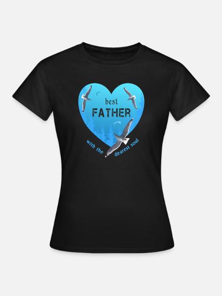best father - Frauen T-Shirt - Schwarz
