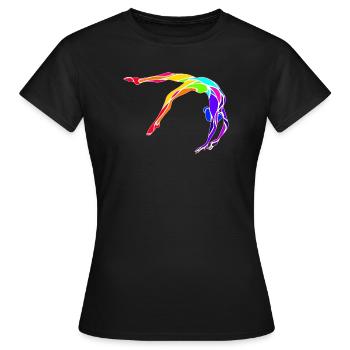 Turner - Frauen T-Shirt - Schwarz - Vorne - AI Model Female 172 dark (172cm)