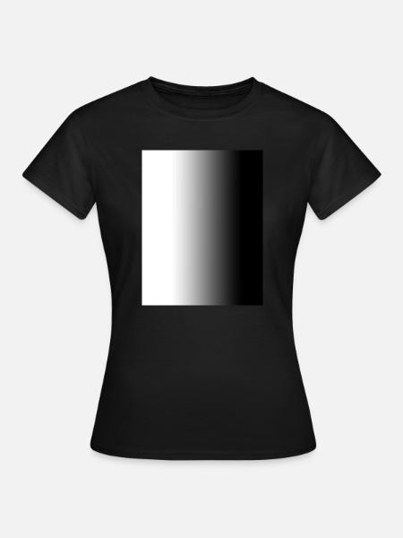 black and white - Frauen T-Shirt - Schwarz