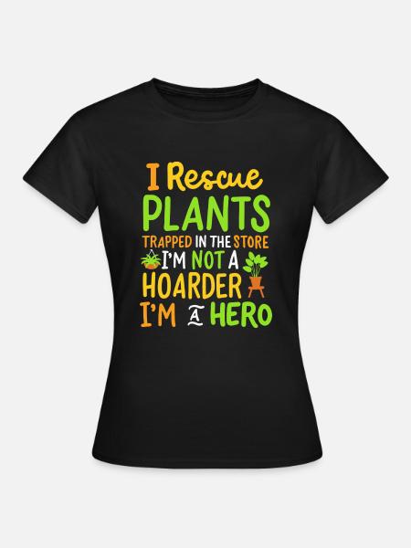 Garten Pflanzen Gartenarbeit - Frauen T-Shirt - Schwarz