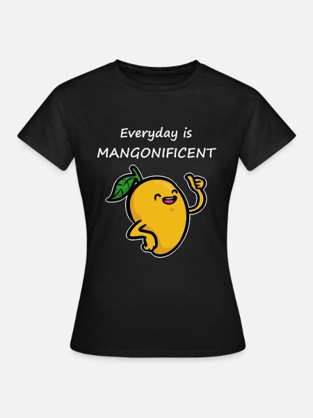 Exotische Mango Shake Veganerin - Frauen T-Shirt - Schwarz