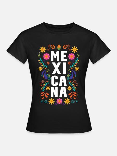 Mexicana Mexico - Frauen T-Shirt - Schwarz