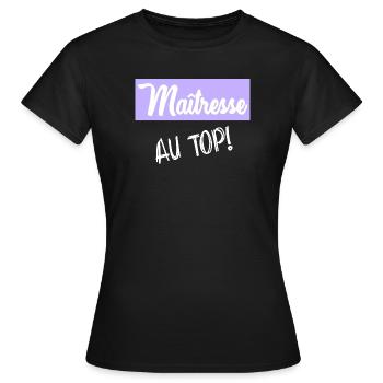 Geliebte - Frauen T-Shirt - Schwarz - Vorne - AI Model Female 172 dark (172cm)