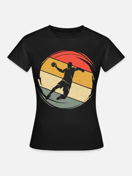 Handball Spieler Handballspieler Handballer - Frauen T-Shirt - Schwarz