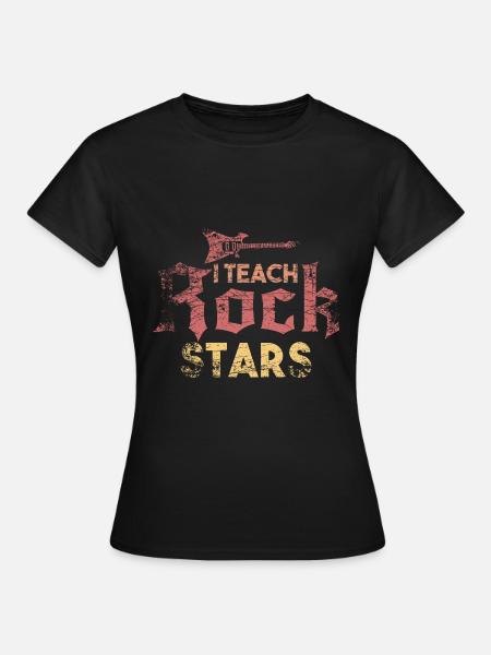 Gitarrenlehrer Geschenk - Frauen T-Shirt - Schwarz