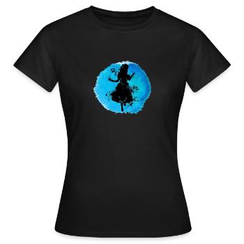Alice in Underground - Women's T-Shirt - black - Front - AI Model Female 172 dark (172cm)
