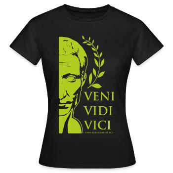 GREEN CAESAR - Women's T-Shirt - black - Front - AI Model Female 172 dark (172cm)