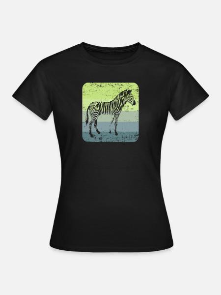 Zebra - Frauen T-Shirt - Schwarz