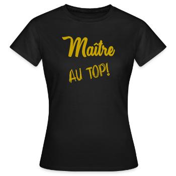MASTER. MASTER - Women's T-Shirt - black - Front - AI Model Female 172 dark (172cm)
