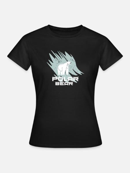 Polar Bär - Frauen T-Shirt - Schwarz